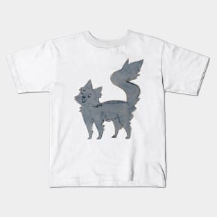 black cat watercolour Kids T-Shirt